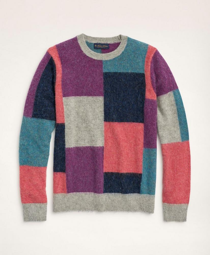 Brushed Wool Patchwork Sweater, image 1