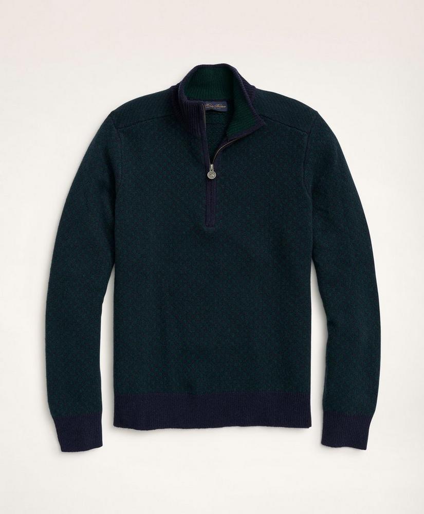 Wool Nordic Half-Zip Sweater, image 1