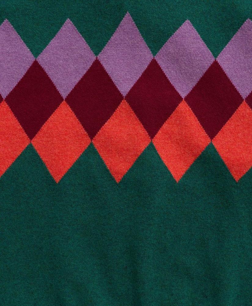 Lambswool Argyle Sweater Vest, image 2