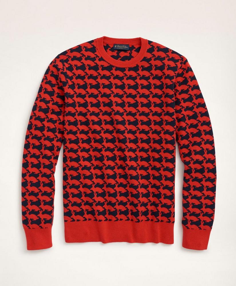 Men's Lunar New Year Rabbit Intarsia Cotton Cashmere Sweater, image 1