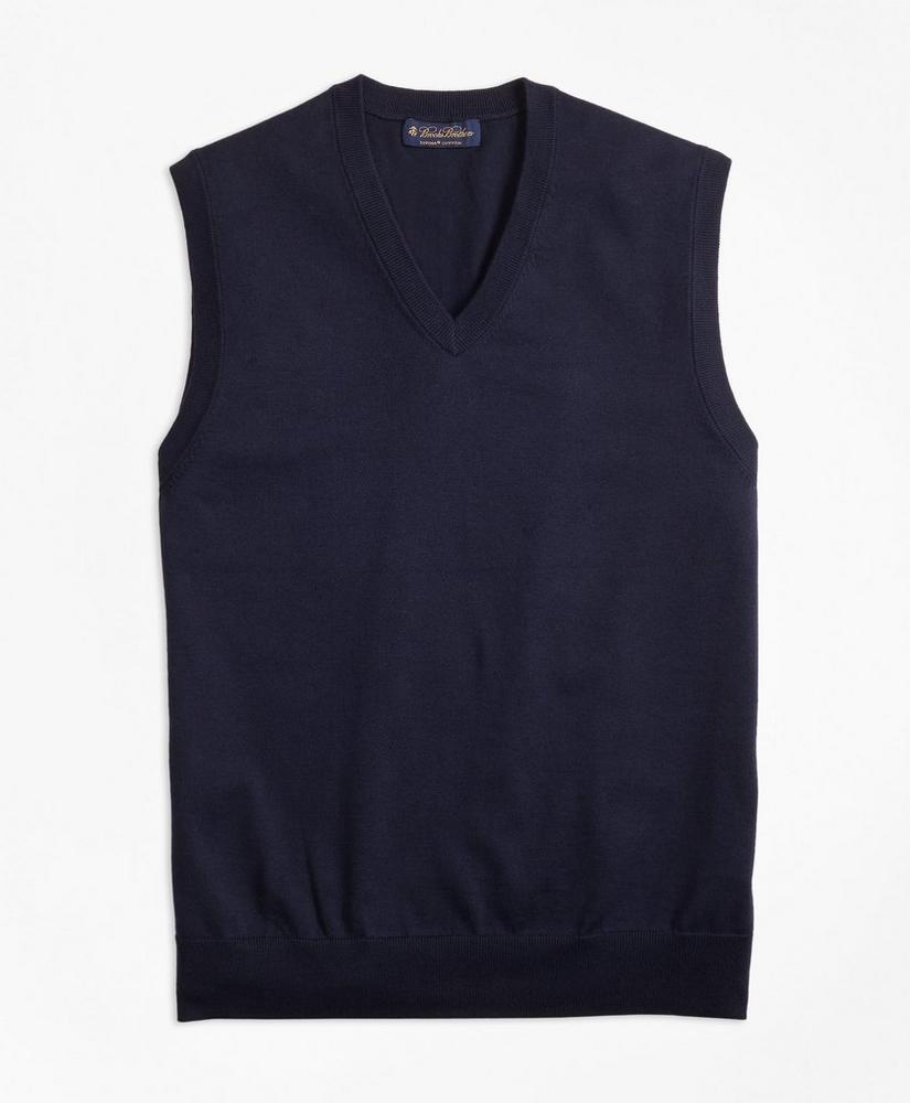 Supima® Cotton Sweater Vest, image 1