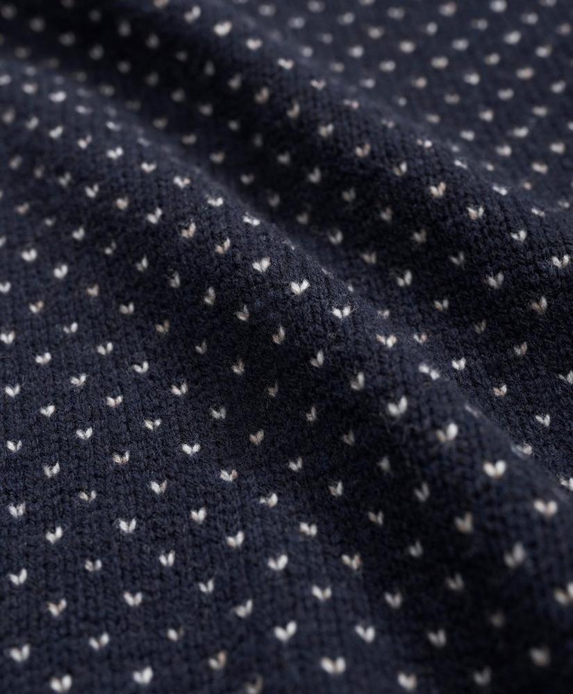 Merino Wool Crewneck Dot Jacquard 1818 Sweater, image 3