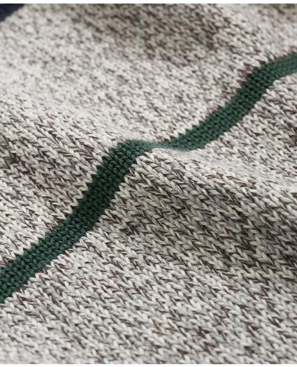 Supima® Cotton Crewneck Striped Sweater, image 3