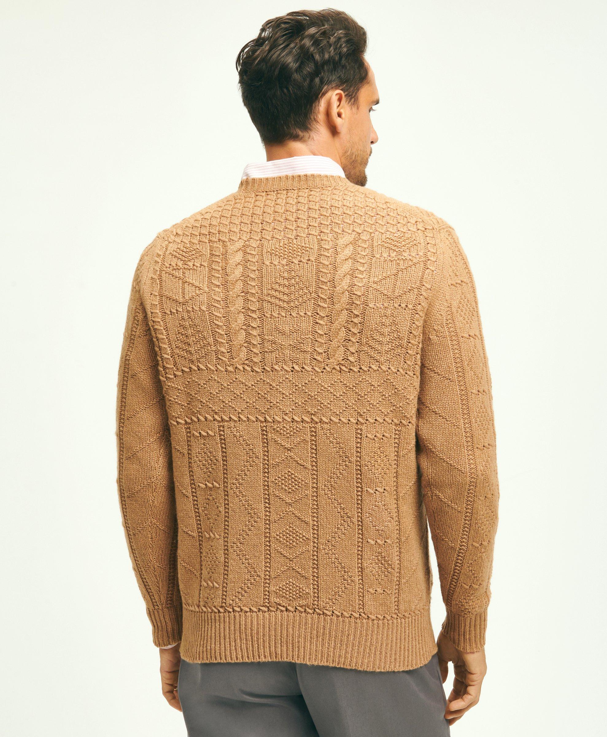 Camel hair cheap sweater