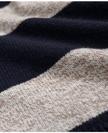 Merino Wool Striped Half-Zip Sweater, image 4