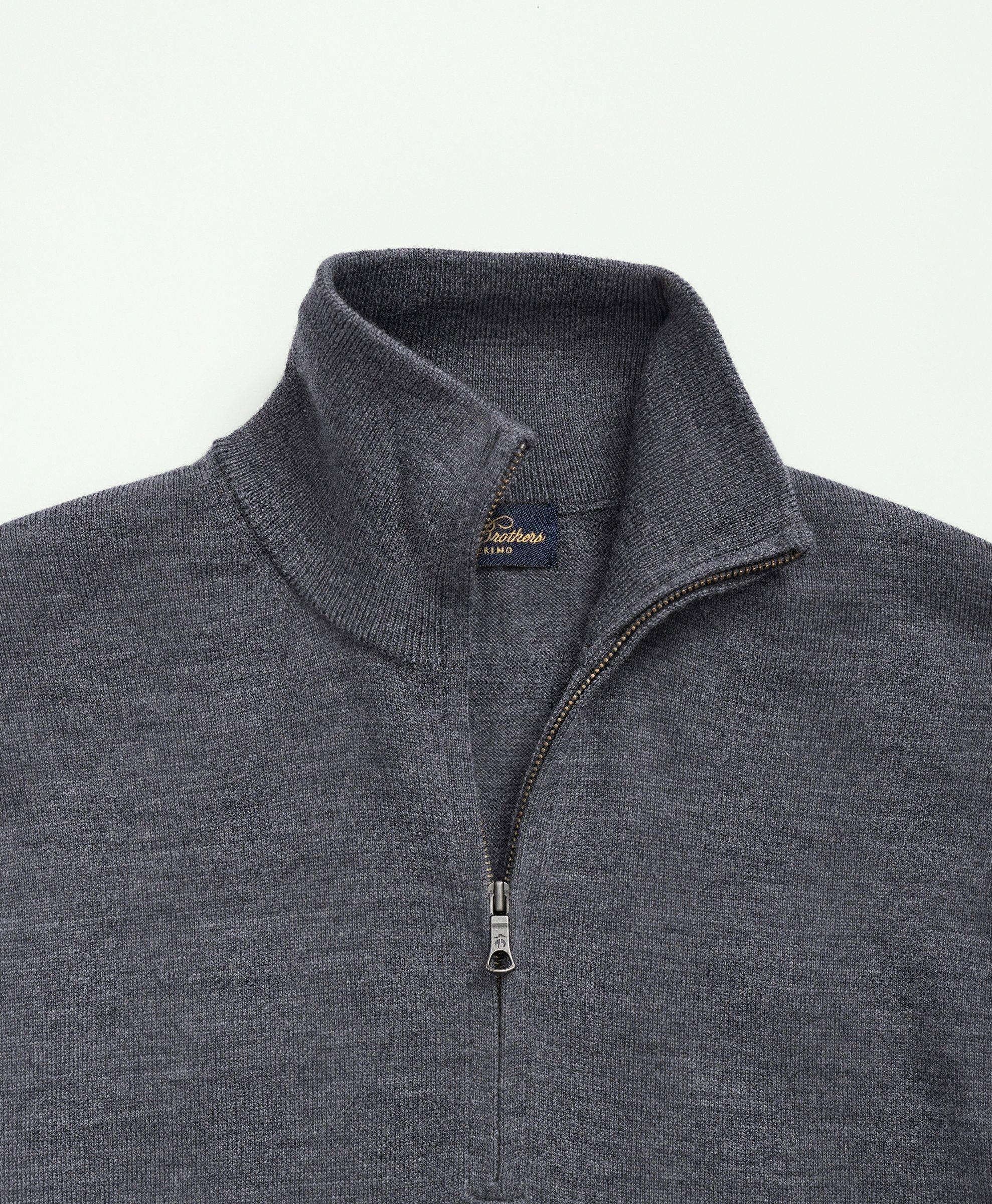 Legacy Quarter Zip Men's Merino Wool Sweater