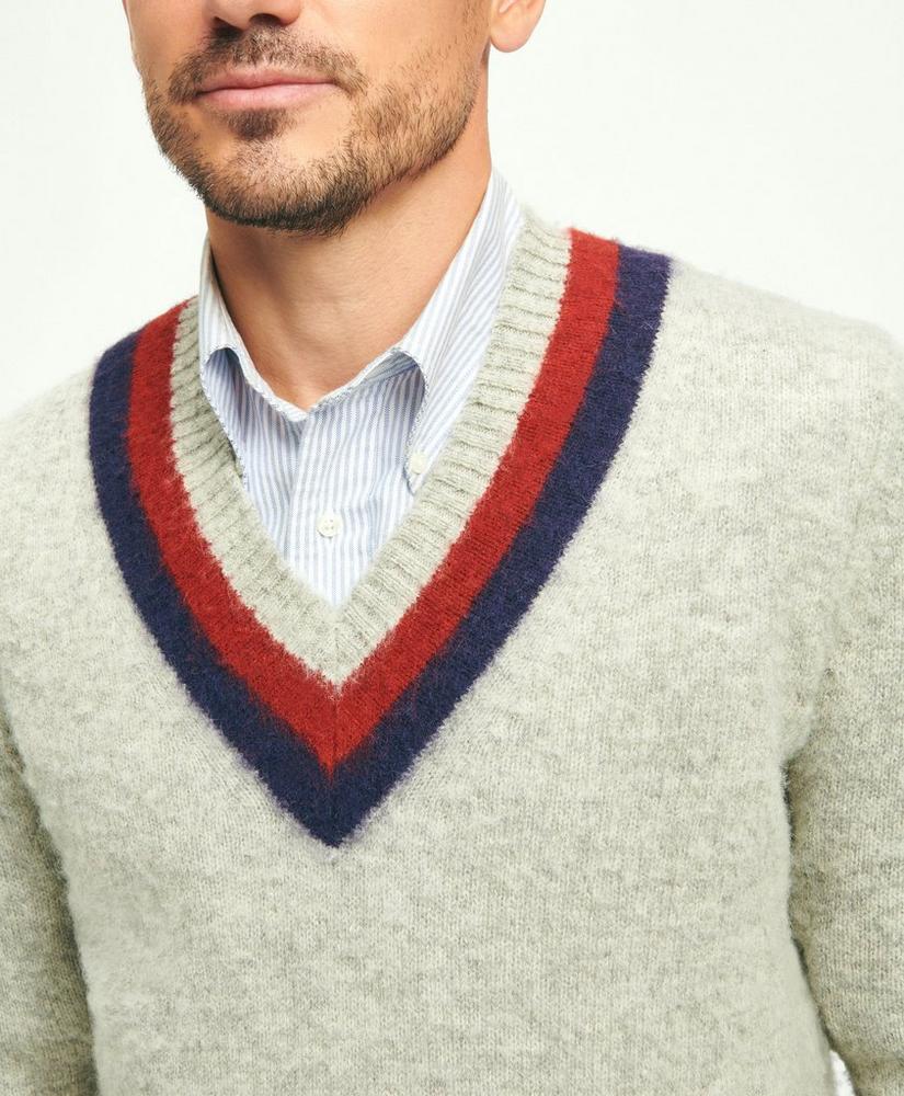 Brushed Wool Tennis Sweater, image 5