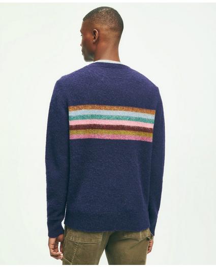 Brushed Wool Chest Stripe Sweater, image 2