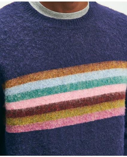 Brushed Wool Chest Stripe Sweater, image 3