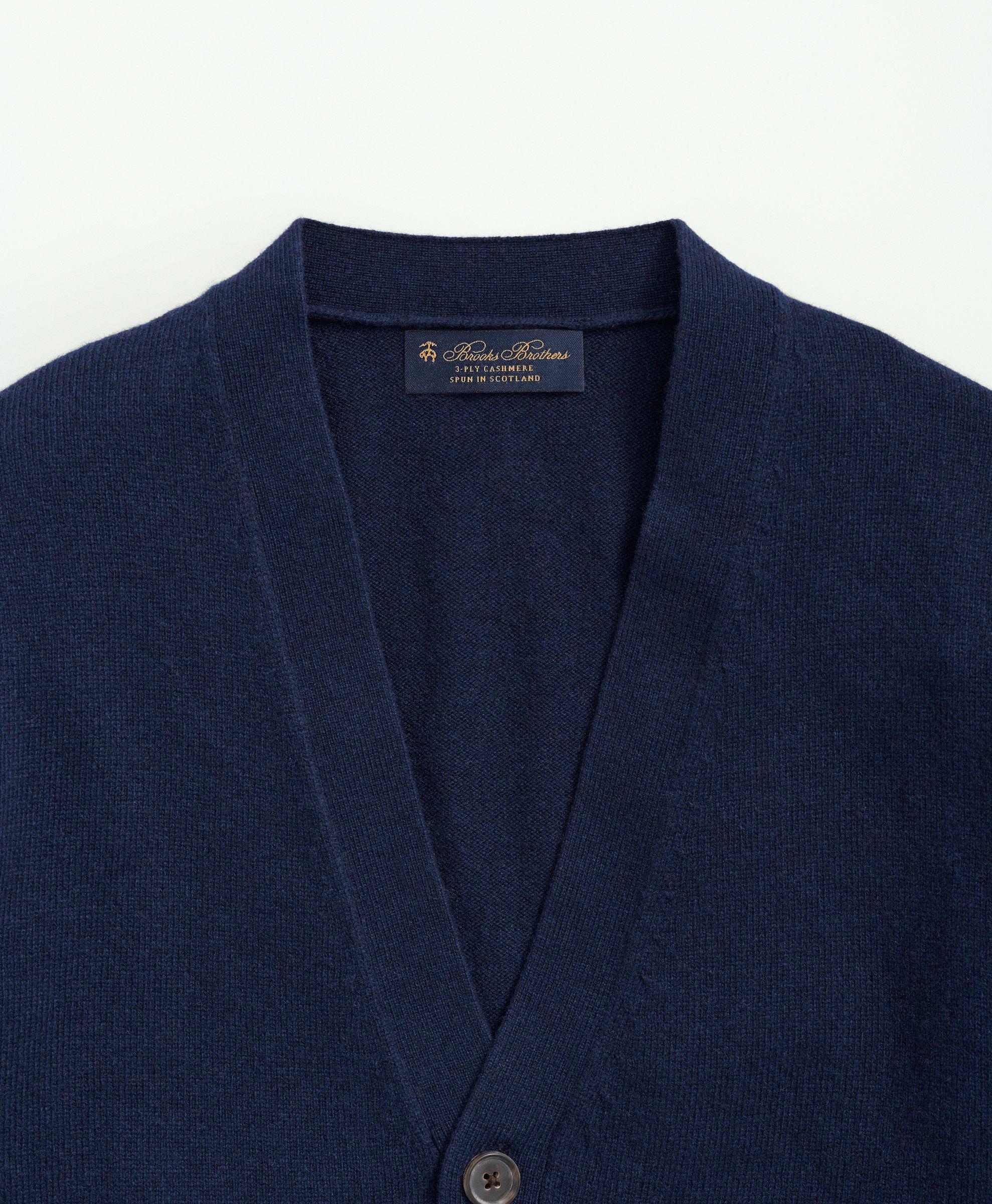 美品 BROOKS BROTHERS 3PLY ITALIAN CASHMERE