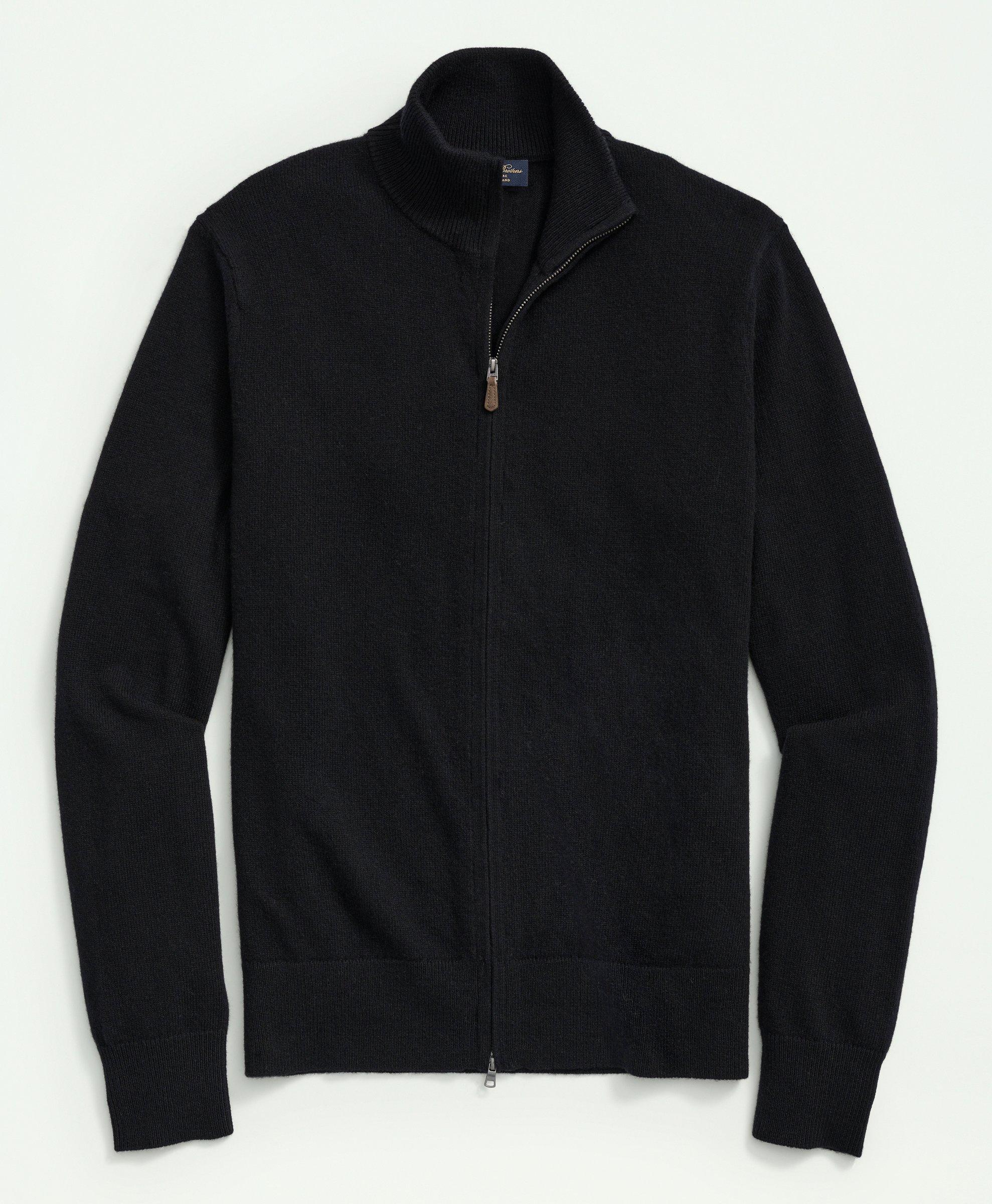 3-Ply Cashmere Full Zip Sweater