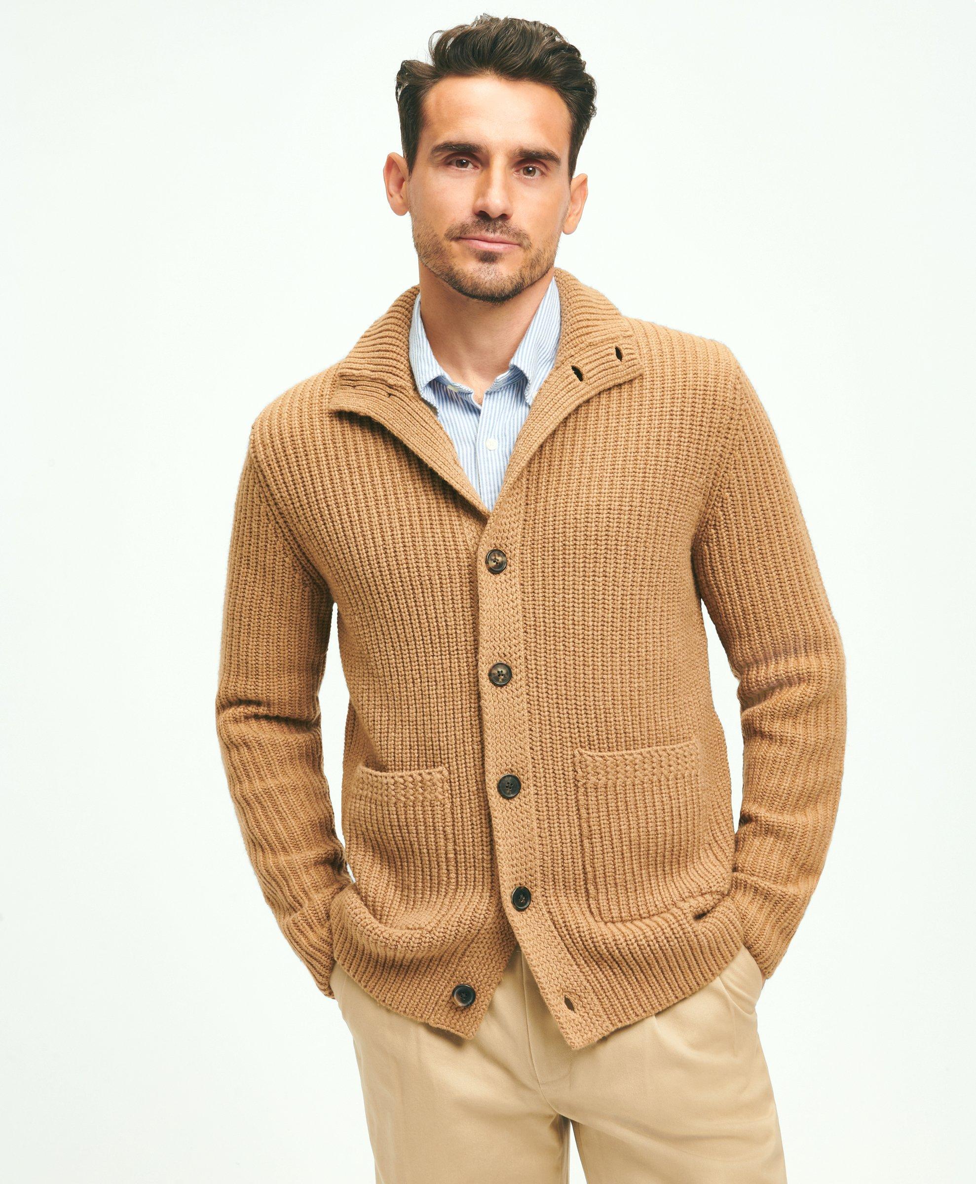 Camel 2024 hair cardigan