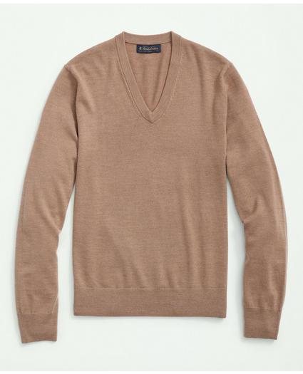 Fine Merino Wool V-Neck Sweater, image 1