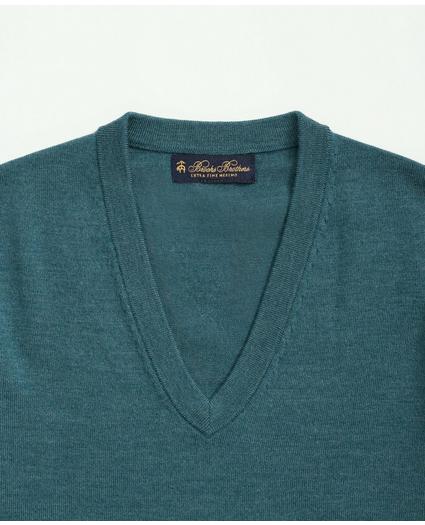 Fine Merino Wool V-Neck Sweater, image 2