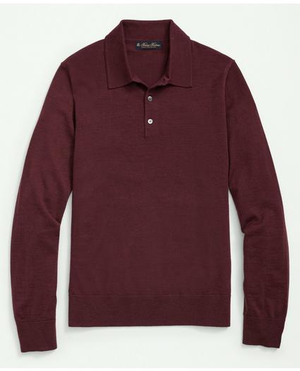 Fine Merino Wool Sweater Polo, image 1