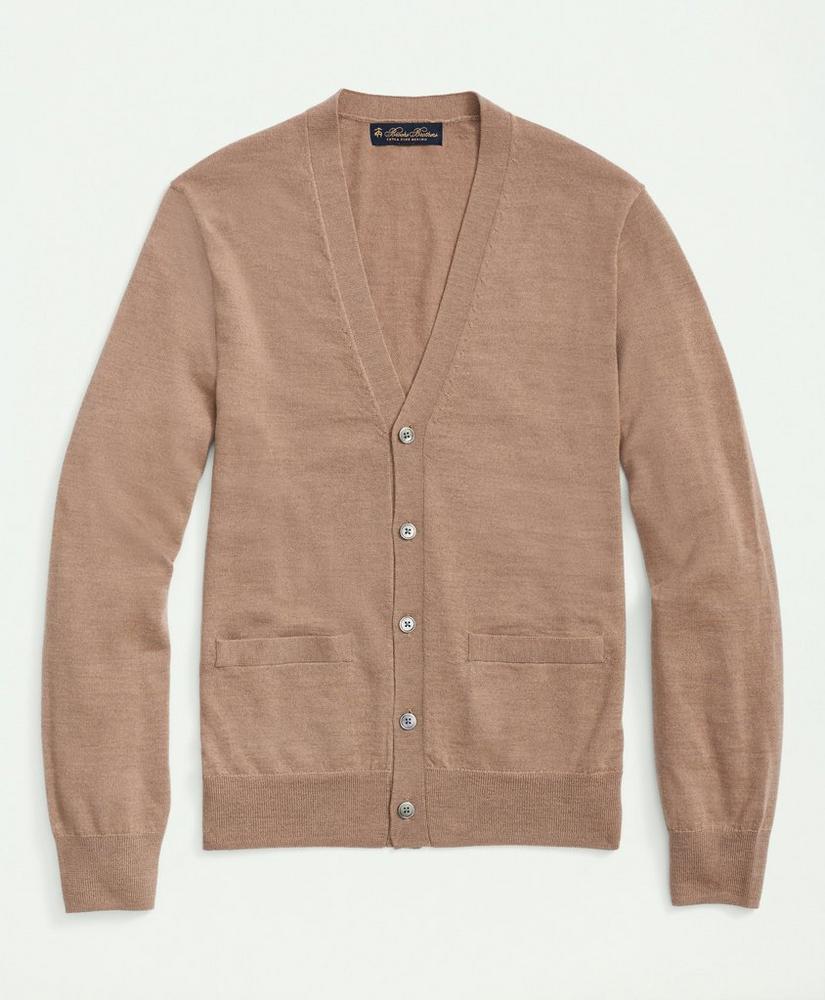 Fine Merino Wool Cardigan Sweater, image 1