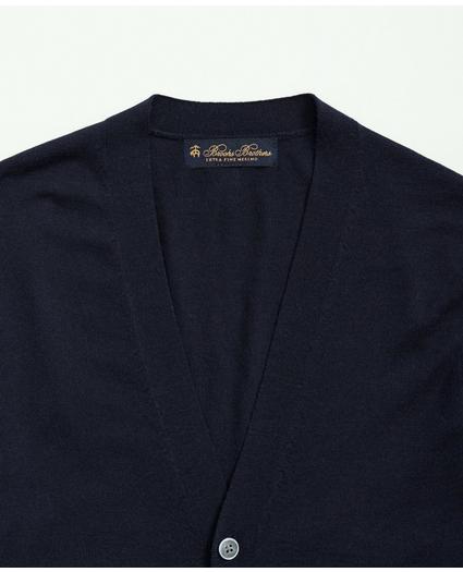 Fine Merino Wool Cardigan Sweater, image 2