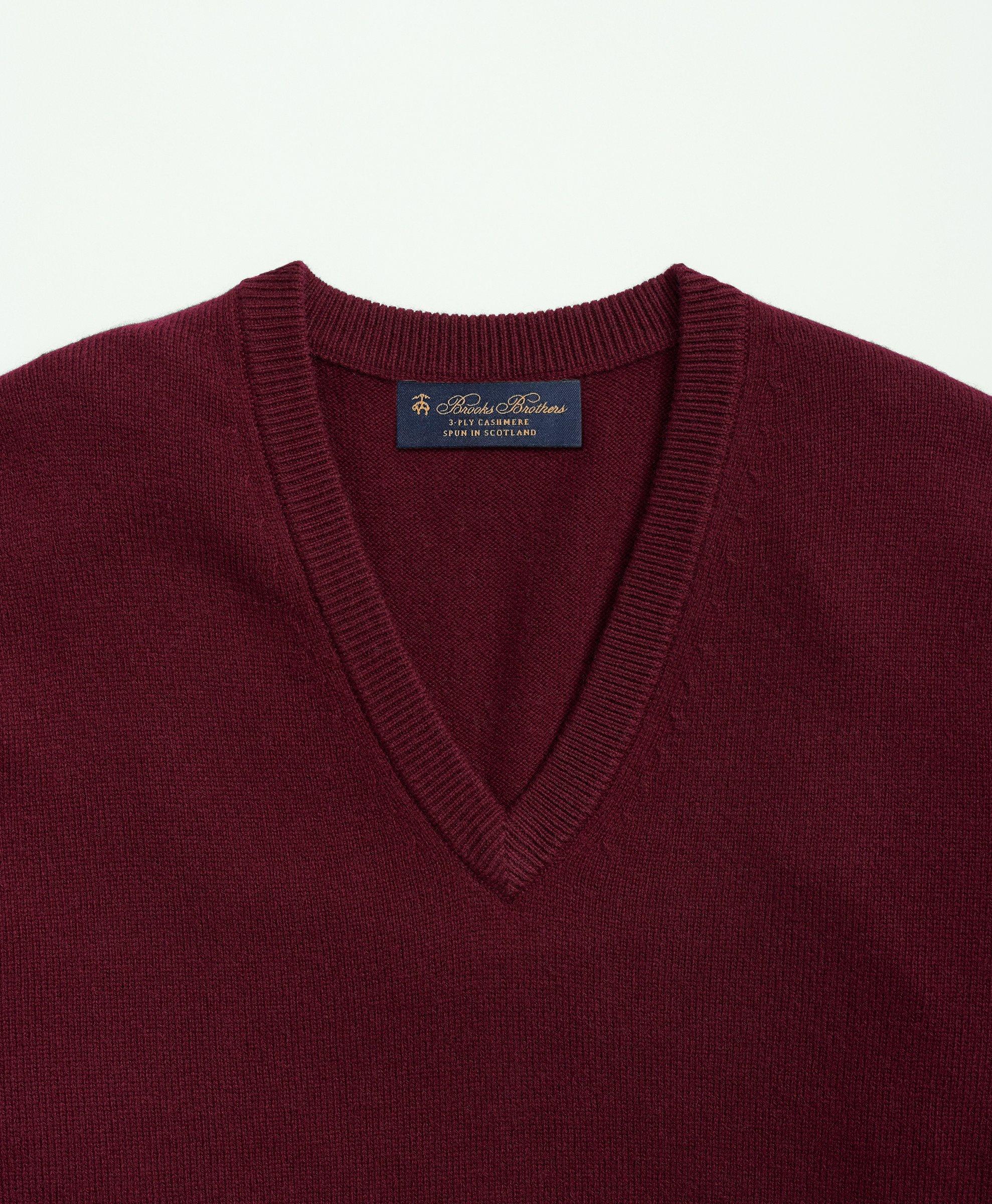 3-Ply Cashmere V-Neck Sweater