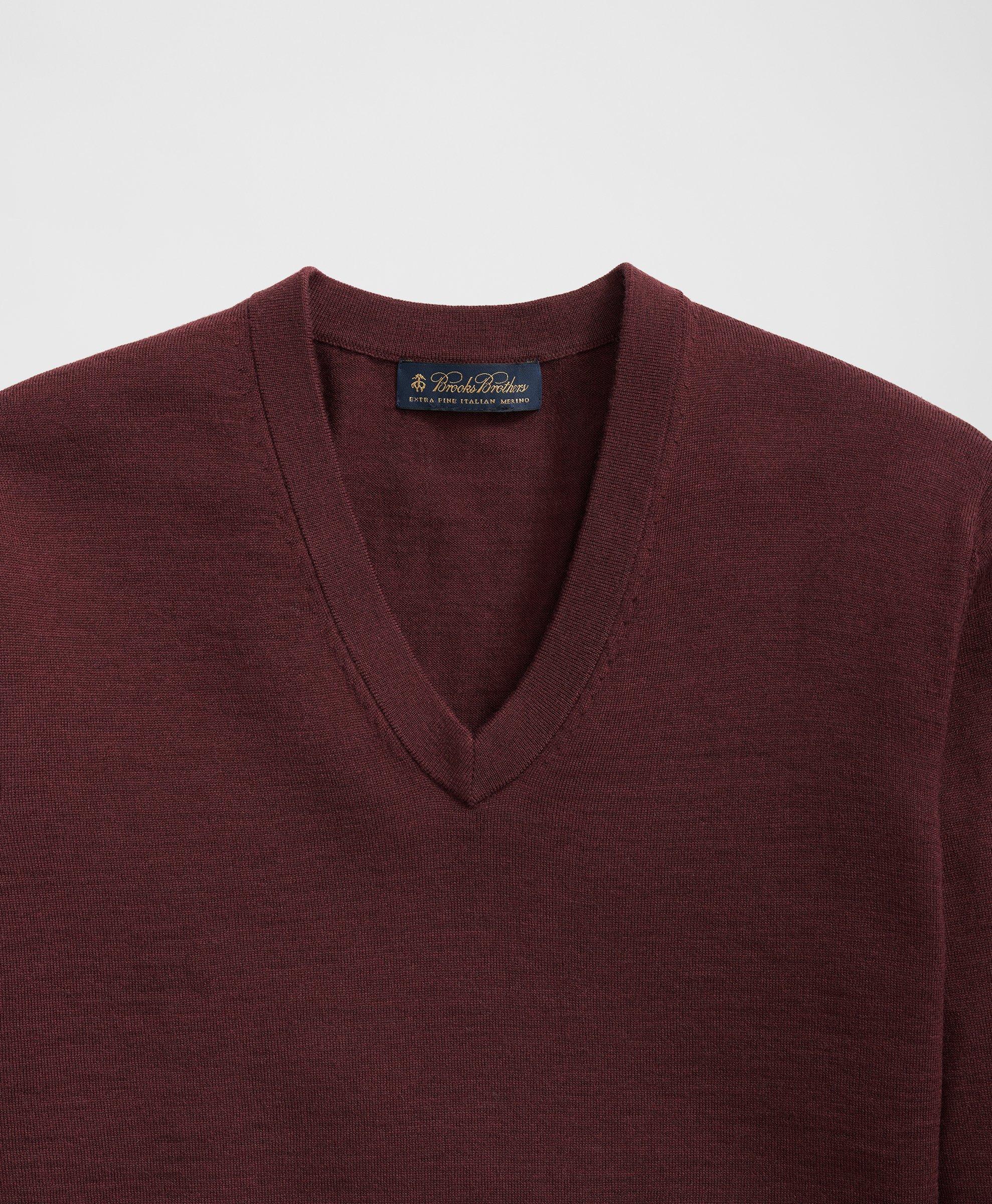 Fine Merino Wool V-Neck Sweater