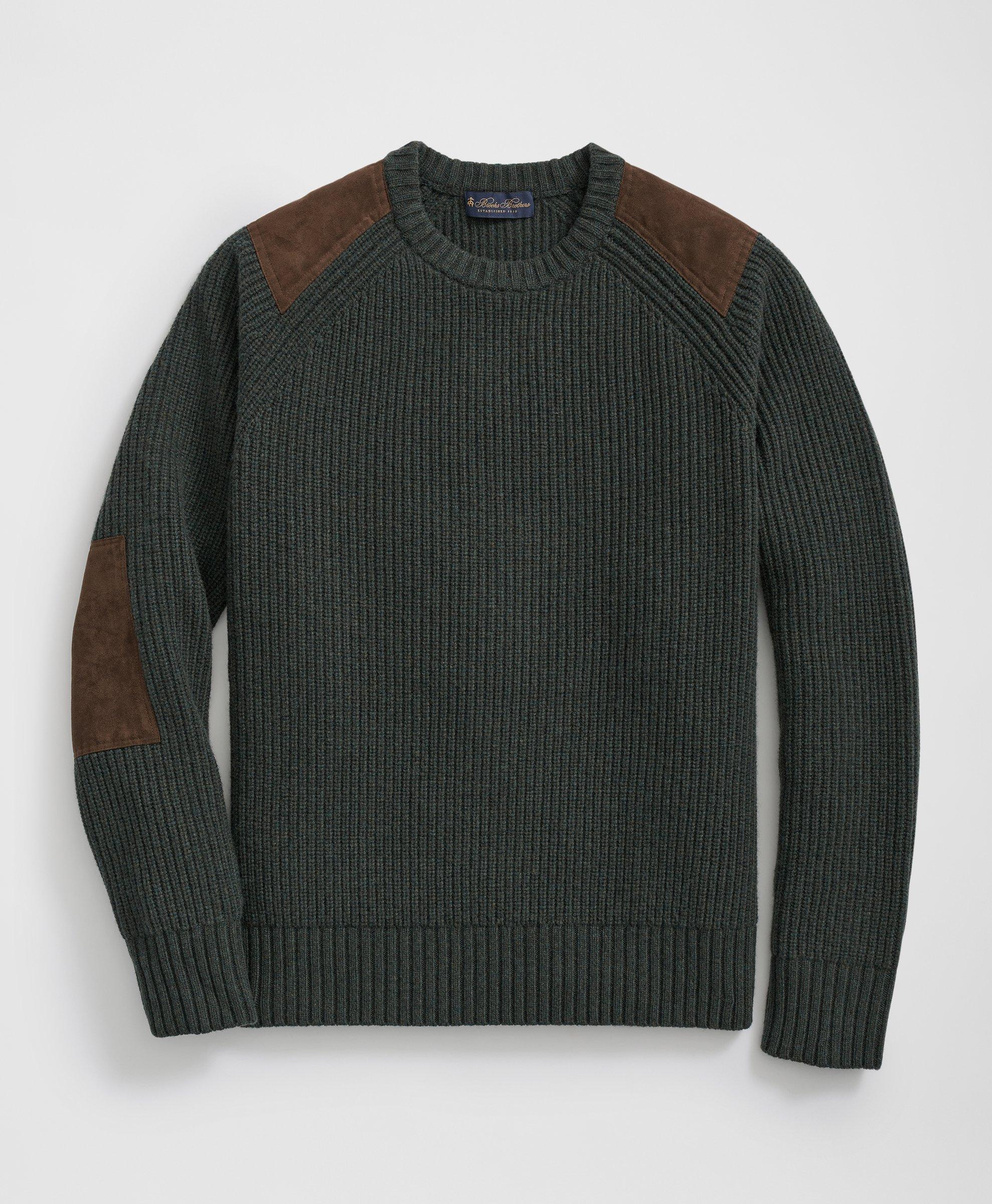 Brooks brothers saxxon wool sweater hotsell