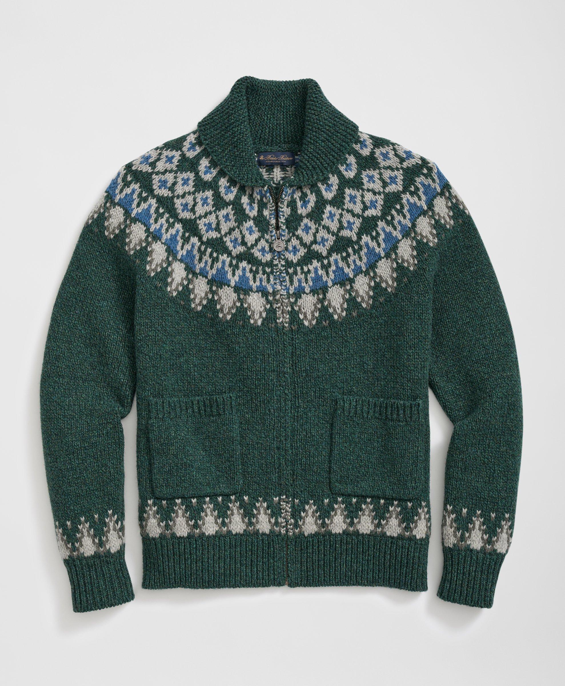 Brooks brothers fair isle sweater hotsell