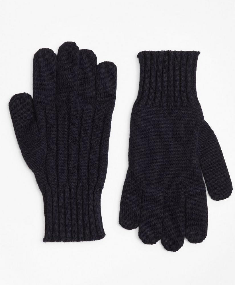 Cashmere Cable Gloves, image 1