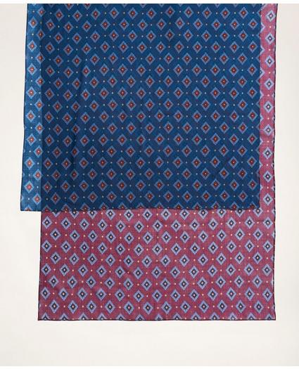 Geometric Printed Wool Scarf, image 2