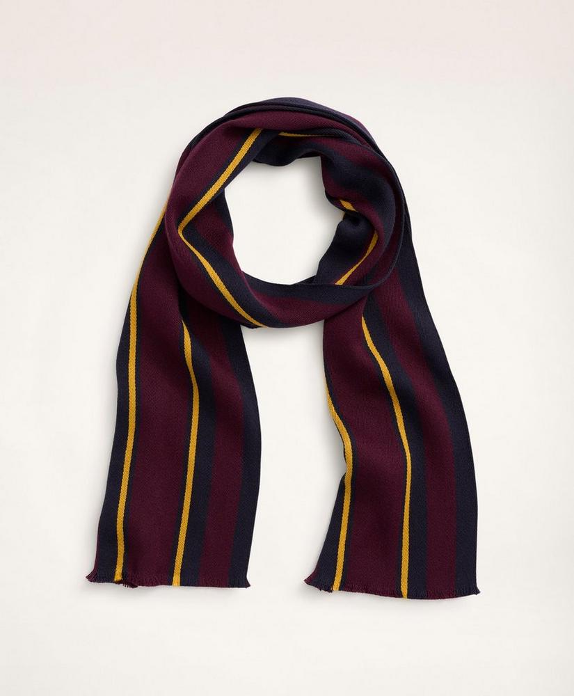Lambswool Striped Scarf, image 1