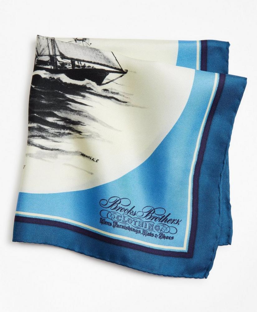 Limited Edition Archival Collection Spring 1977 Silk Pocket Square, image 1