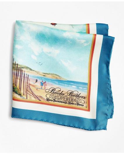 Limited Edition Archival Collection Spring 1981 Silk Pocket Square, image 1