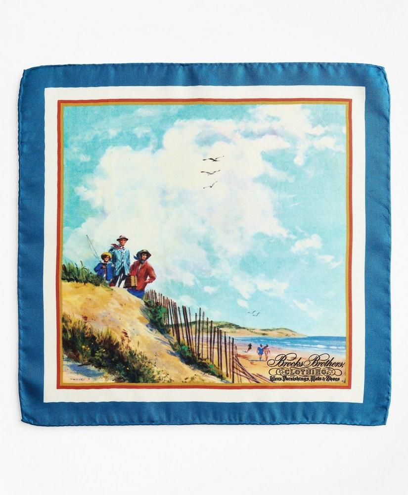 Limited Edition Archival Collection Spring 1981 Silk Pocket Square, image 2