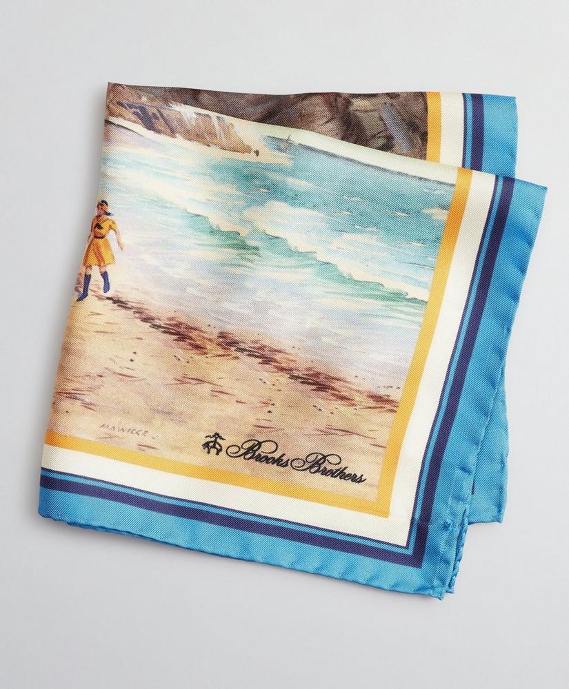 Limited Edition Archival Collection Spring 1984 Silk Pocket Square, image 1