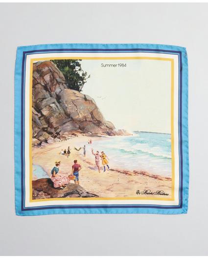 Limited Edition Archival Collection Spring 1984 Silk Pocket Square, image 3