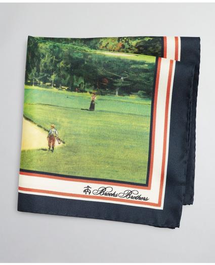 Limited Edition Archival Collection Summer 1985 Silk Pocket Square, image 1