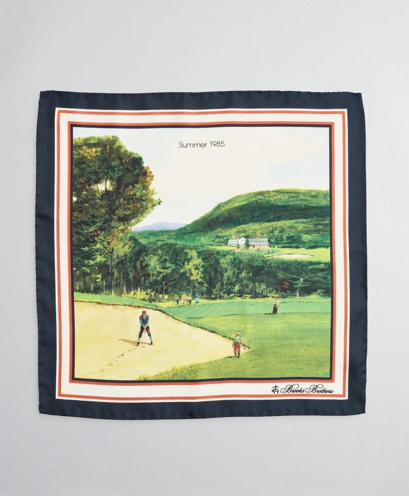 Limited Edition Archival Collection Summer 1985 Silk Pocket Square, image 3