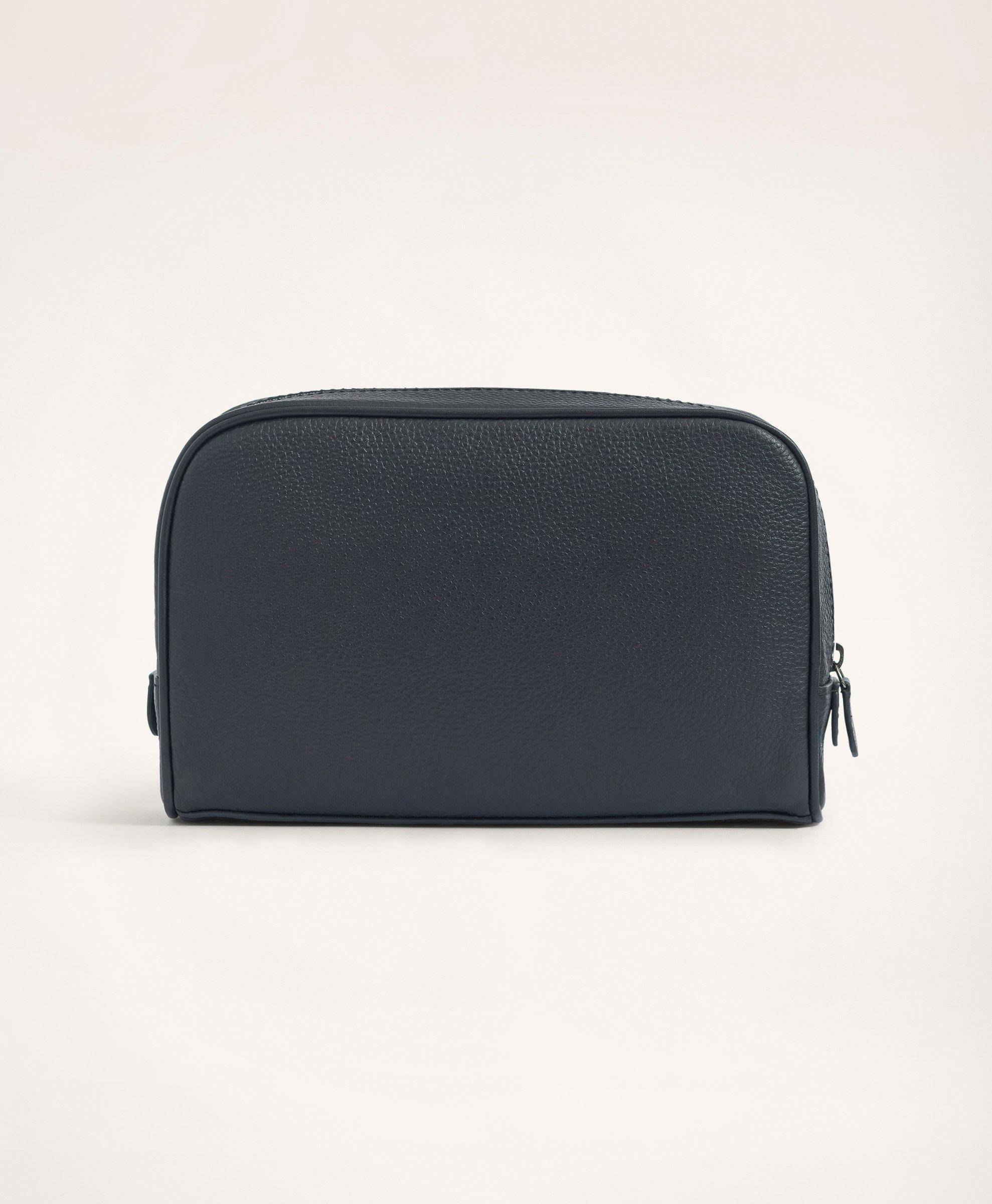 Black leather hotsell dopp kit