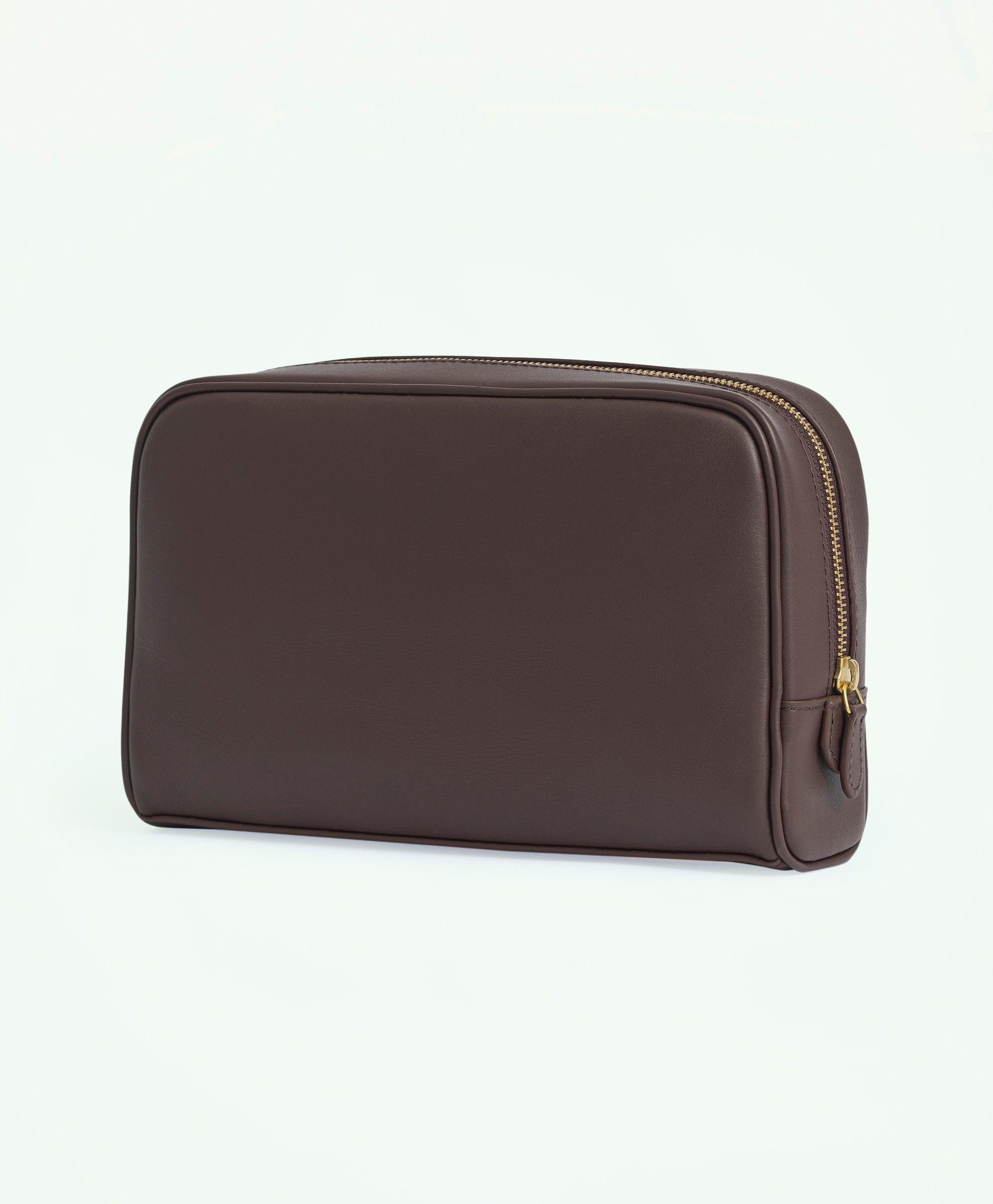 Large Leather Dopp Kit
