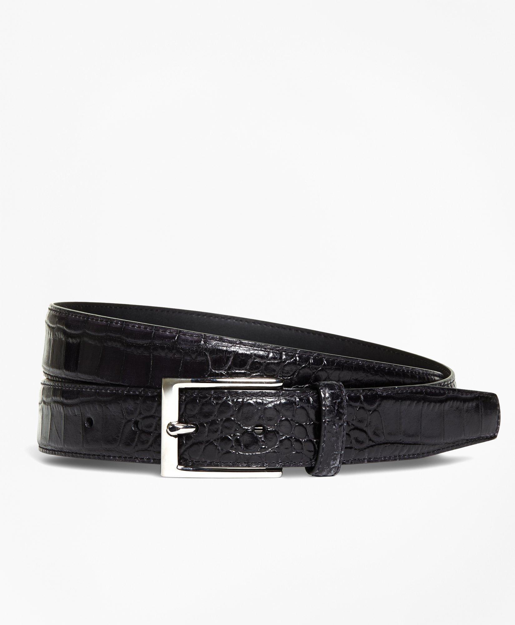 Embossed Leather Belt