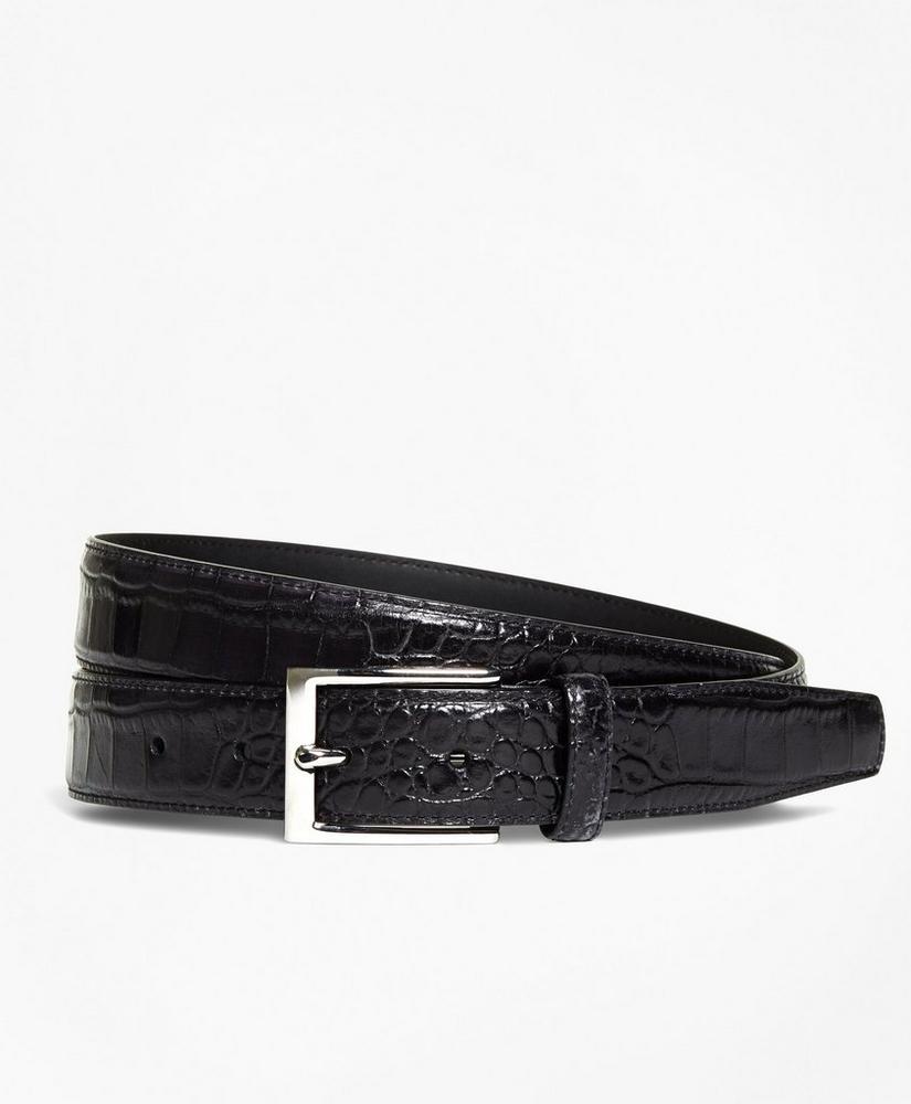 Embossed Leather Belt, image 1