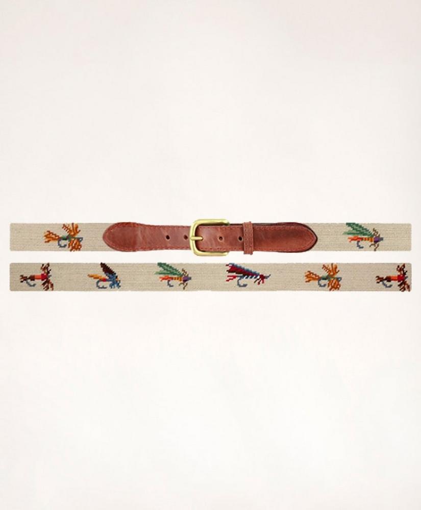 Smathers & Branson Leather Needlepoint Belt, image 2