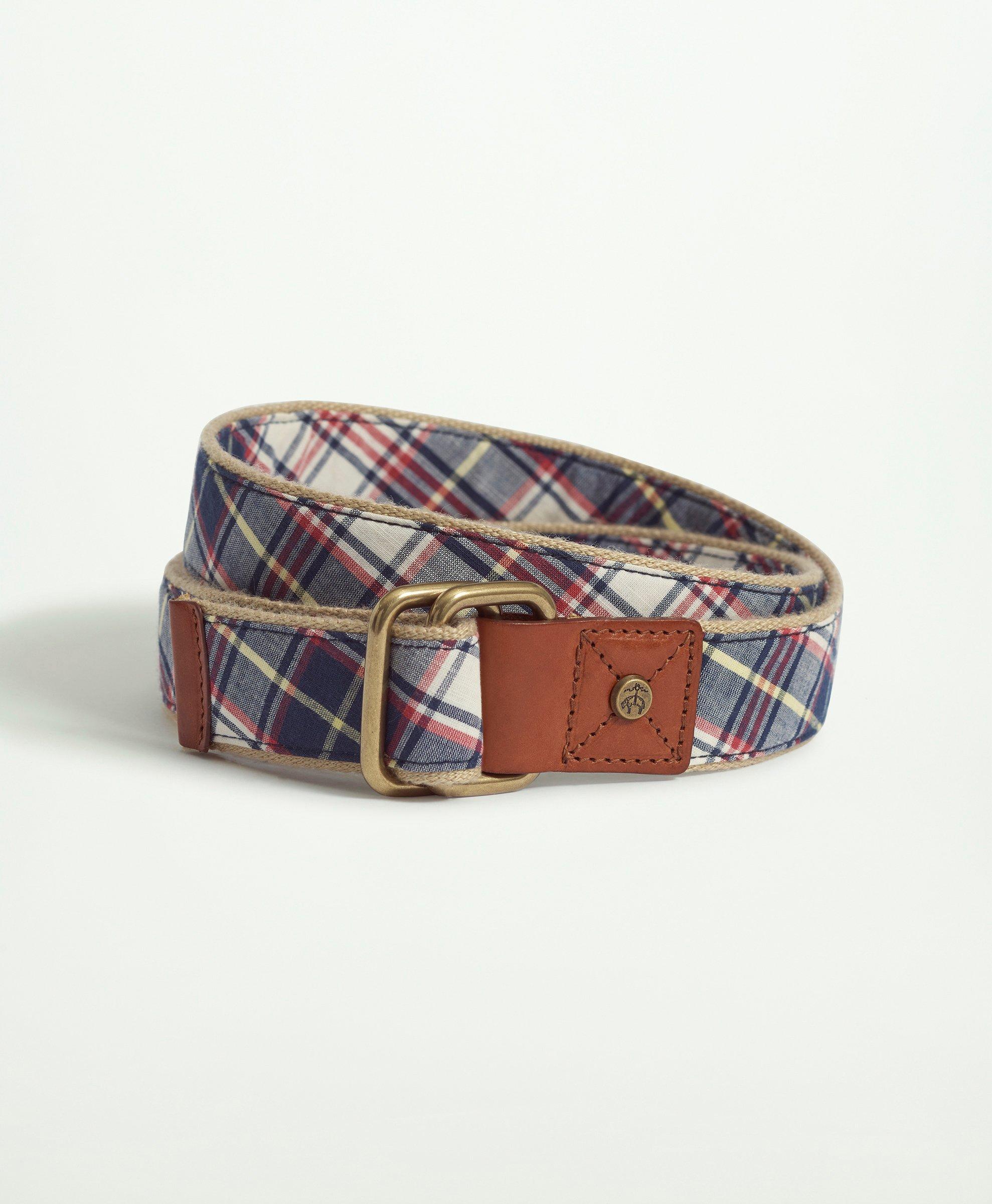 Leather belt Brooks Brothers Multicolour size L International in Leather -  39309162