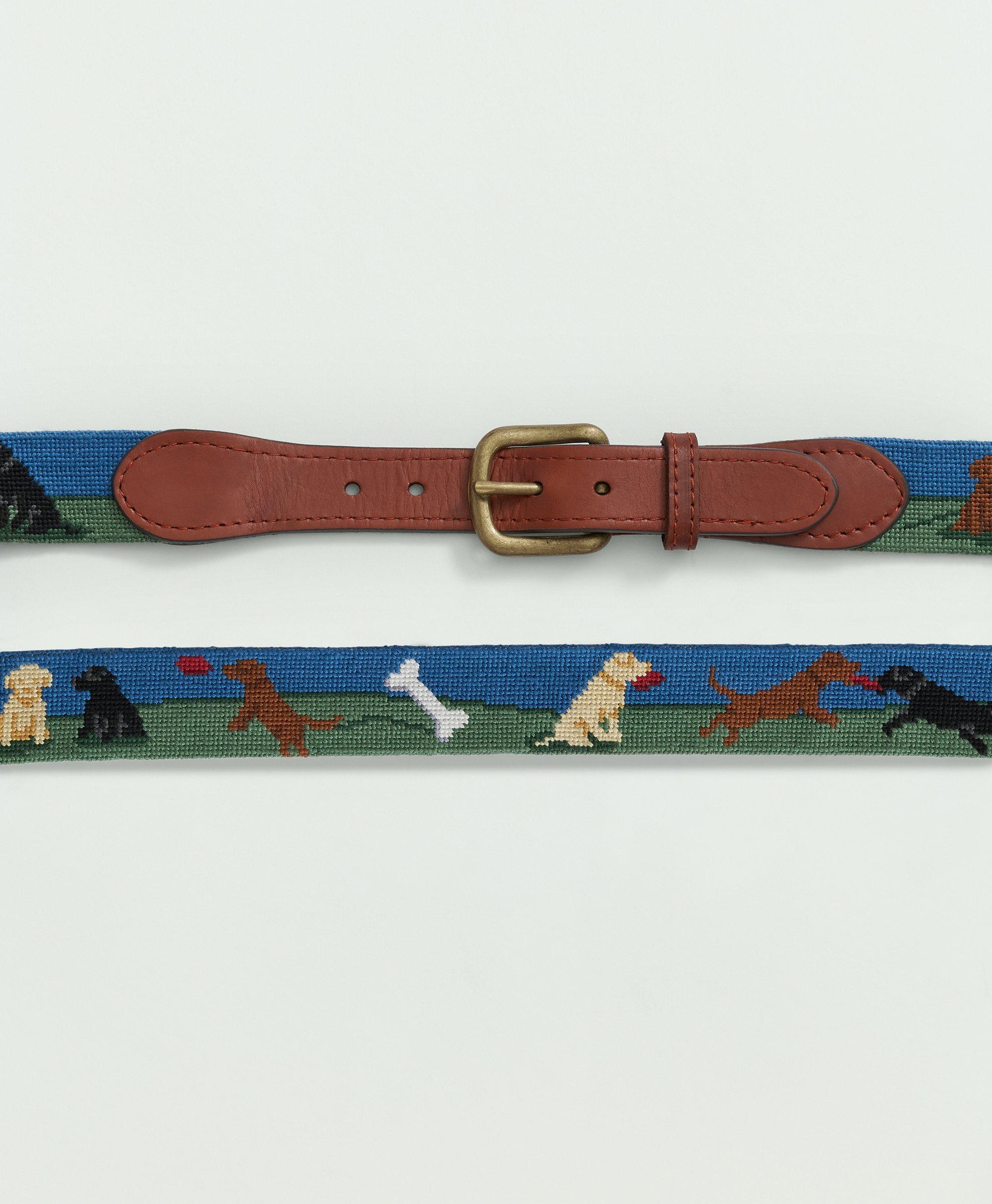 Smathers & Branson Needlepoint Belt