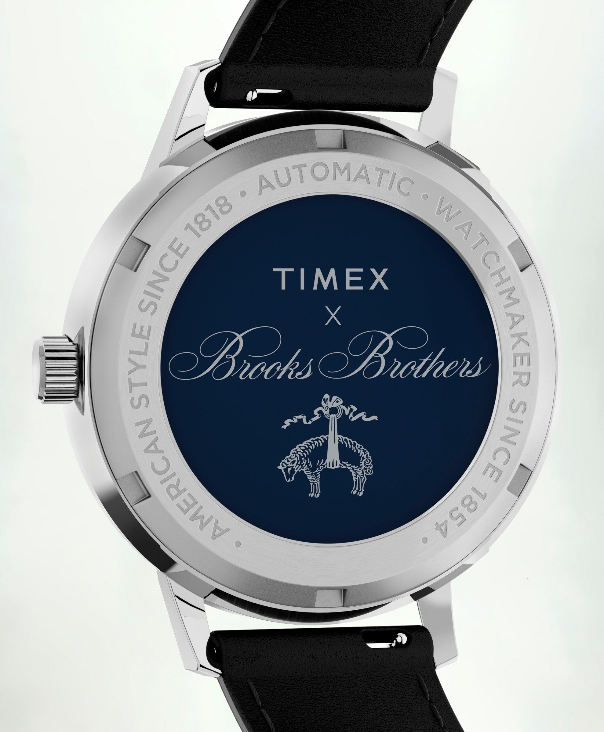 Brooks Brothers x Timex Marlin Automatic Silver Tone