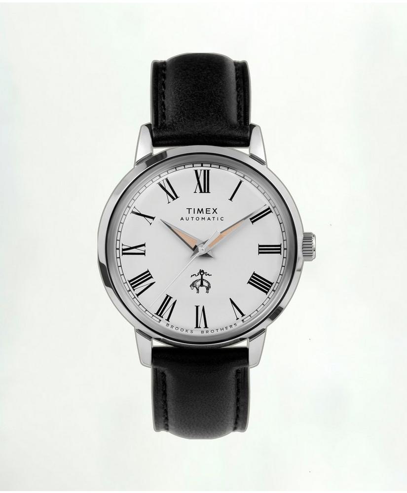 Brooks Brothers x Timex® Marlin Automatic, Silver-Tone, image 3