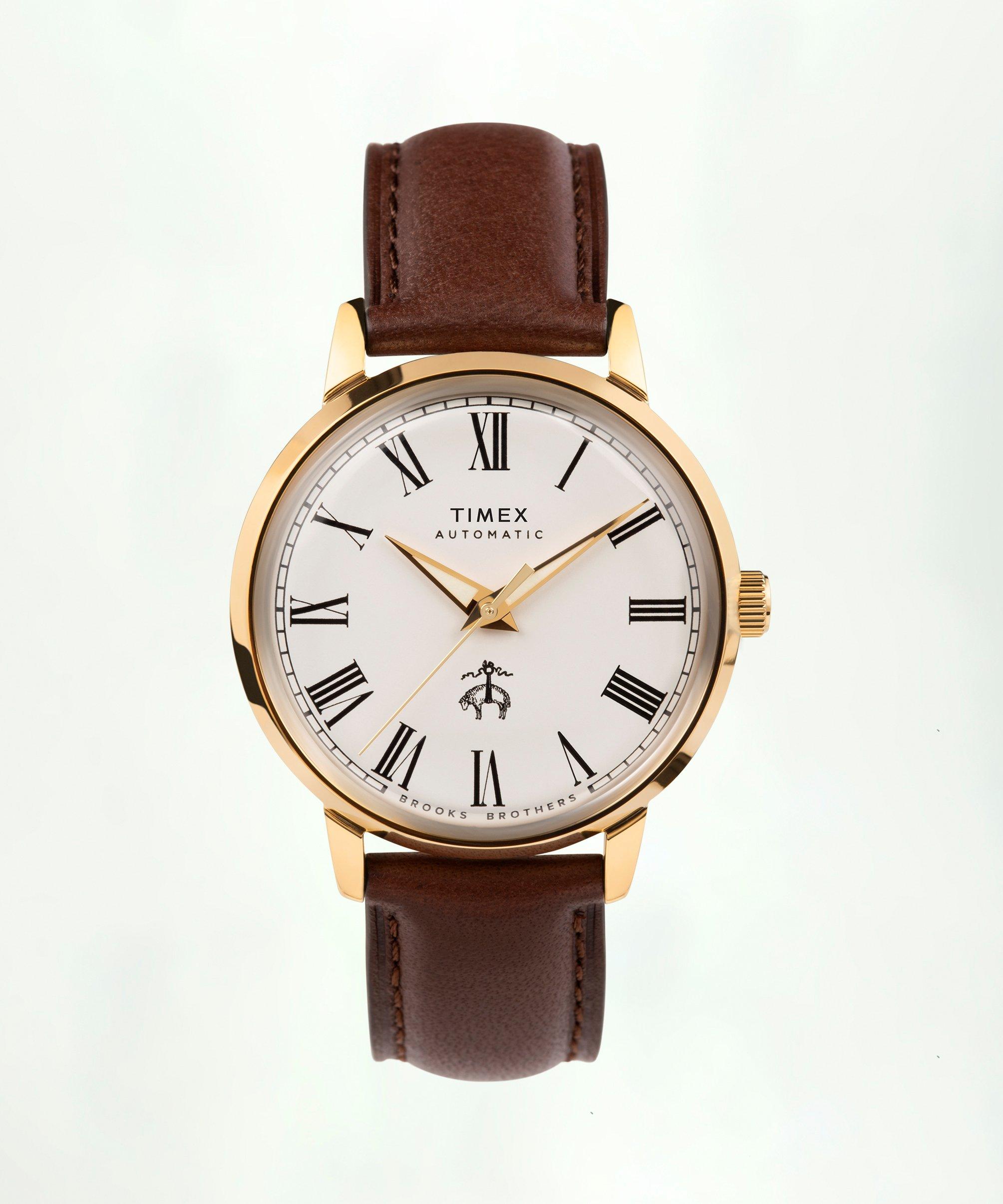 Brooks Brothers x Timex Marlin Automatic Gold Tone