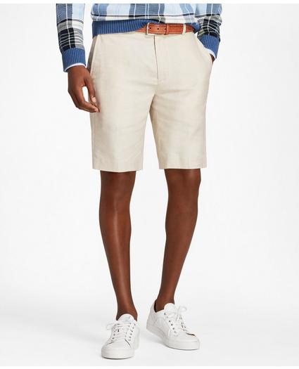 Linen and Cotton Bermuda Shorts, image 1