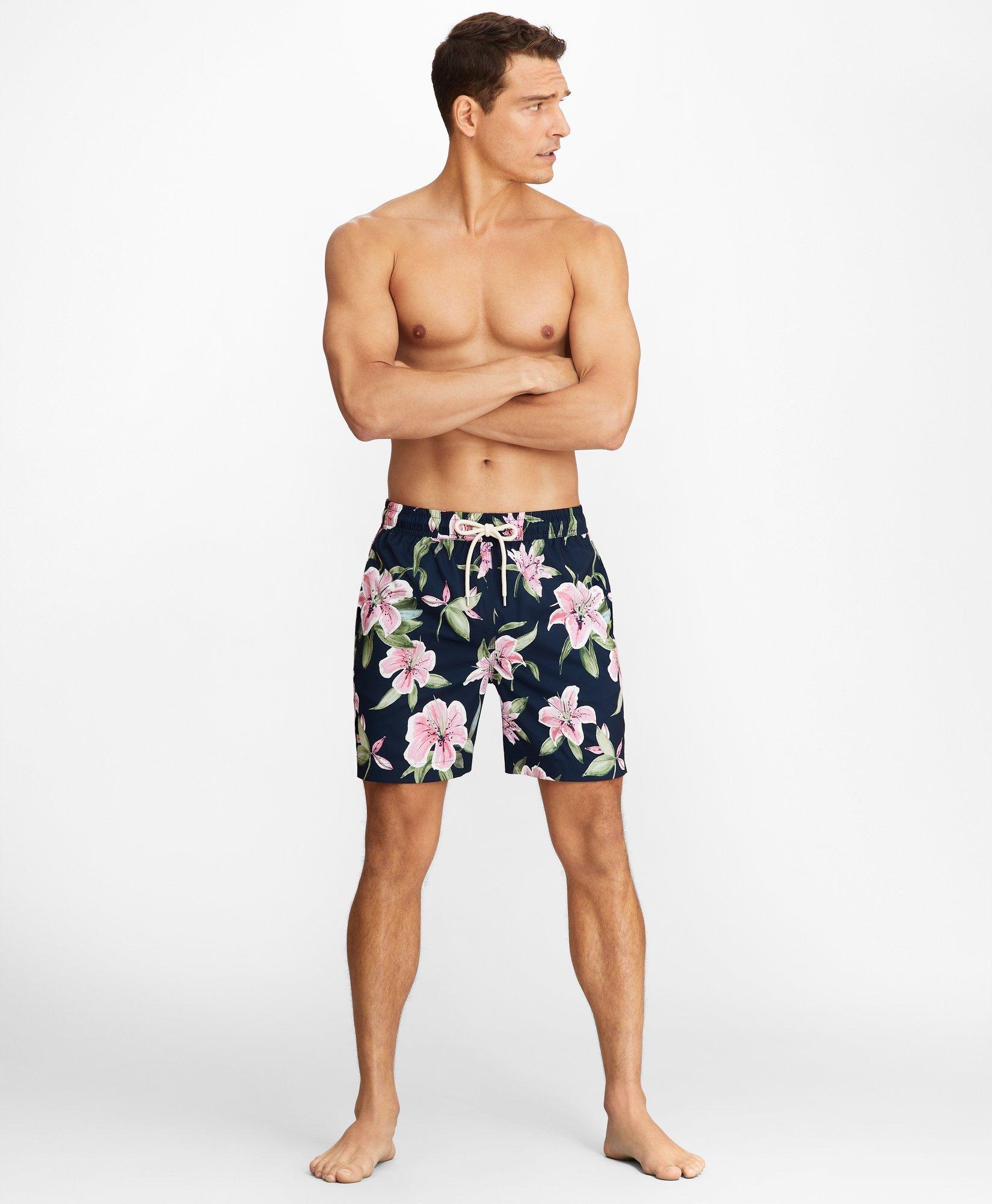 Brooks brothers hot sale swim trunks