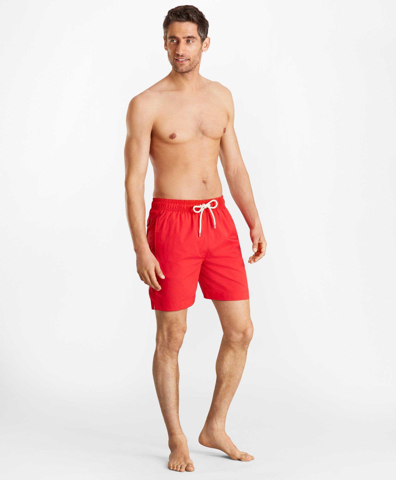 Brooks Brothers Men's 5 Classic Swim Trunks | Navy | Size Small - Shop Holiday Gifts and Styles