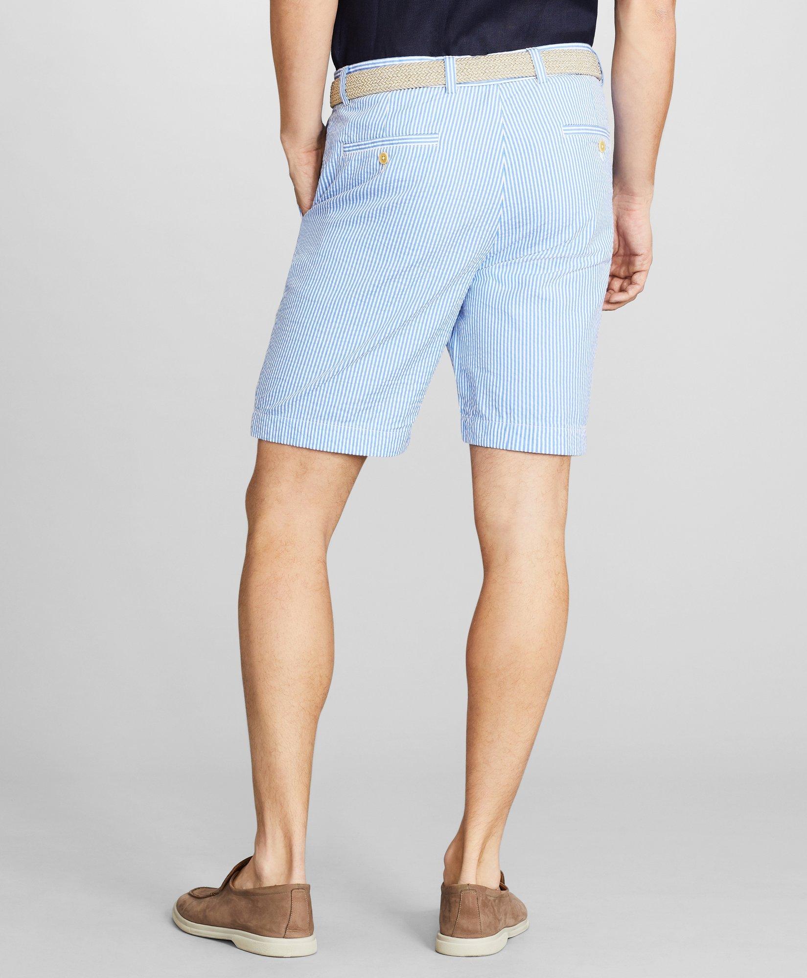 Seersucker shorts 2025 for men