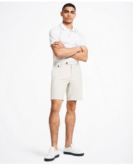 9" Stretch Supima® Cotton Shorts, image 2